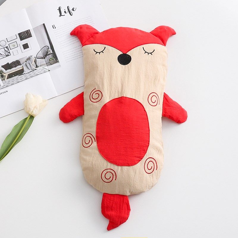 儿童枕头荞麦皮可爱卡通女t生睡觉抱枕宝宝枕头学生专用纯棉0-6岁