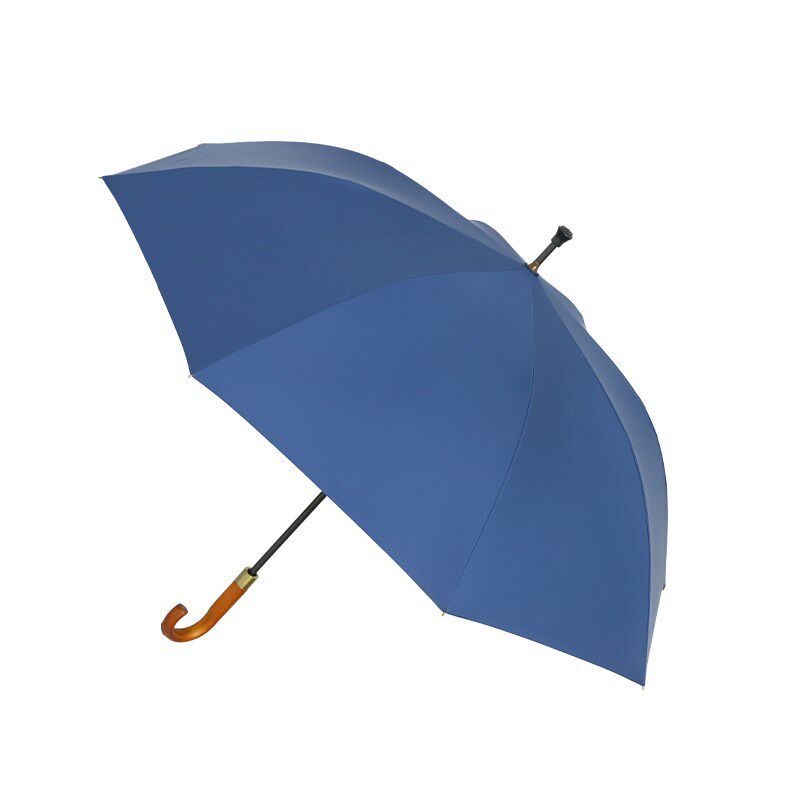 超轻量碳纤维自动大伞老人弯把z助力防滑长柄加厚防风防雨三人定