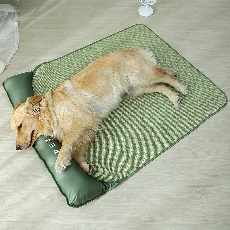 狗狗凉席夏季f狗垫子睡觉用宠物冰垫猫凉垫大型犬狗窝地垫夏天睡