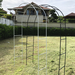 铁线莲月季拱形拱门花架爬藤架攀爬绿植物支P架杆葡萄架户外庭院