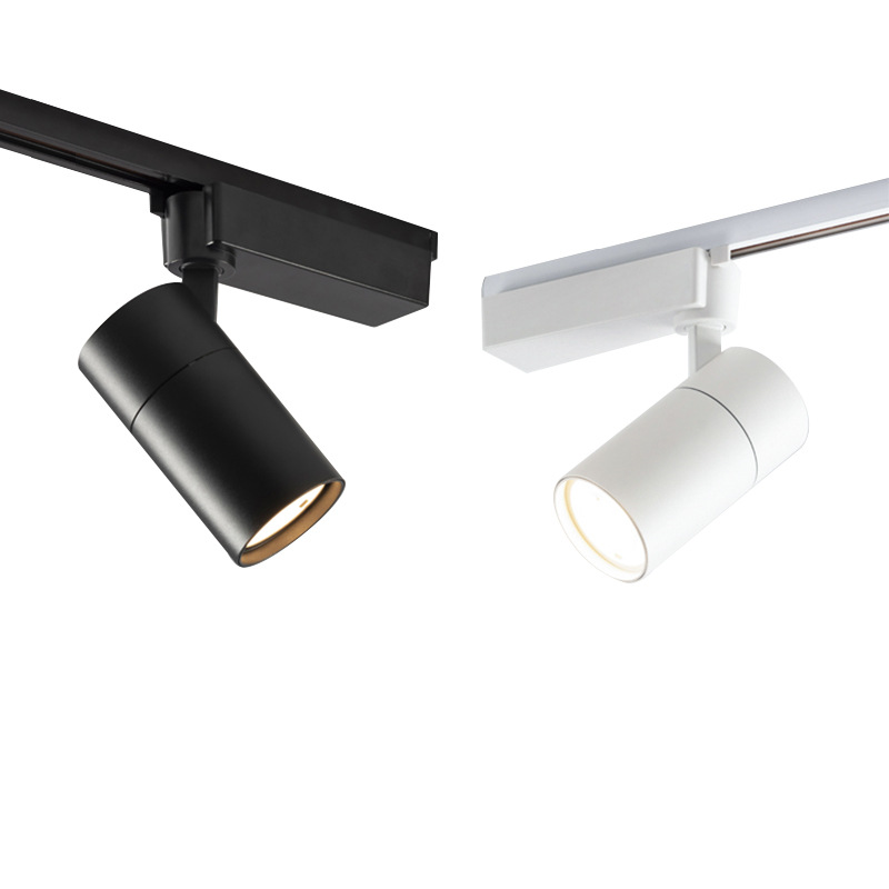 服装店铺轨道灯超市商用明装led射灯商场J婚纱5000k导轨灯超亮