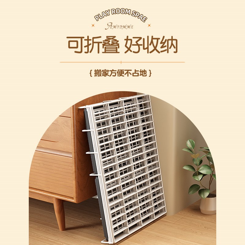 狗笼子宠物围栏小型犬家用室x内栅栏不占地狗舍狗窝训练带厕所猫