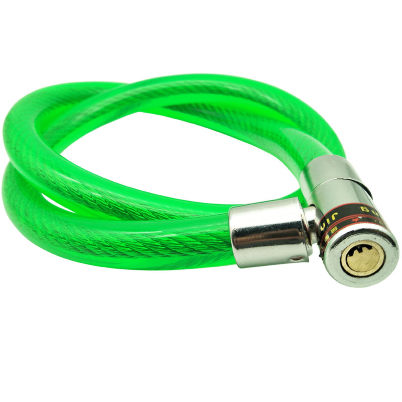 摩托车钢丝锁加粗加长钢缆锁自行车圈锁铁门锁单车琐山Z地车防盗