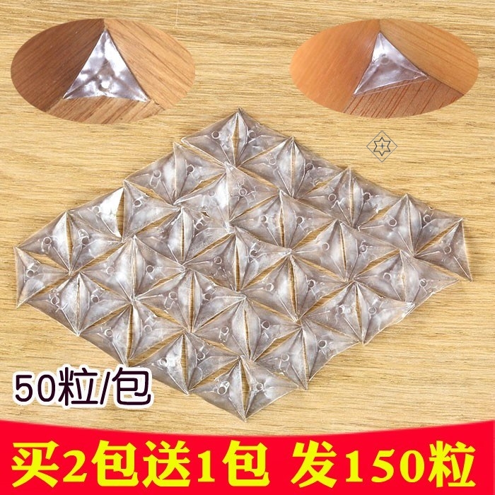厨房经济型柜子防尘水晶角 w防脏角落透明衣柜遮挡三角贴死角家。