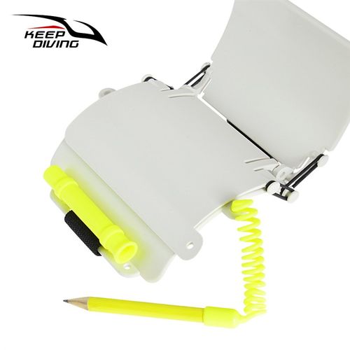 潜水手腕式三页水下写字板手写记事本沟通记录书写板技潜XZB-921