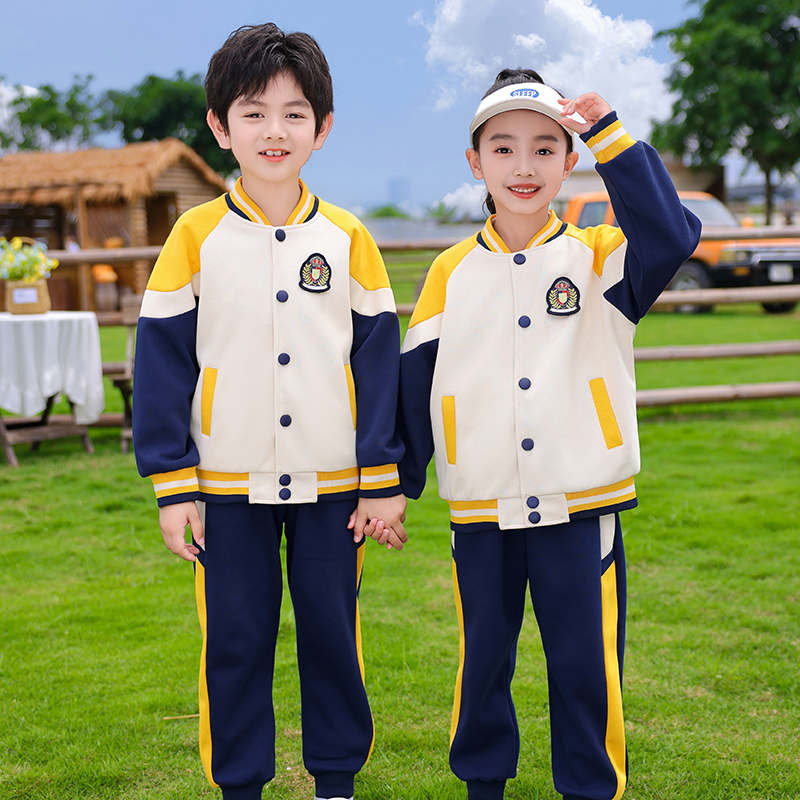 儿童班服棒球服套装幼儿园园服春秋装小学生校服夏季学院风四件套