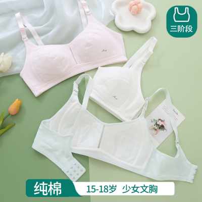 三阶段初中高中学生少女文胸纯棉