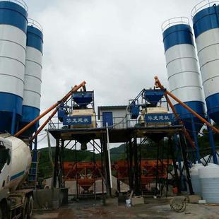 50混凝土搅拌站轻型混凝土搅拌机一方全自动搅拌站水泥双机搅拌站