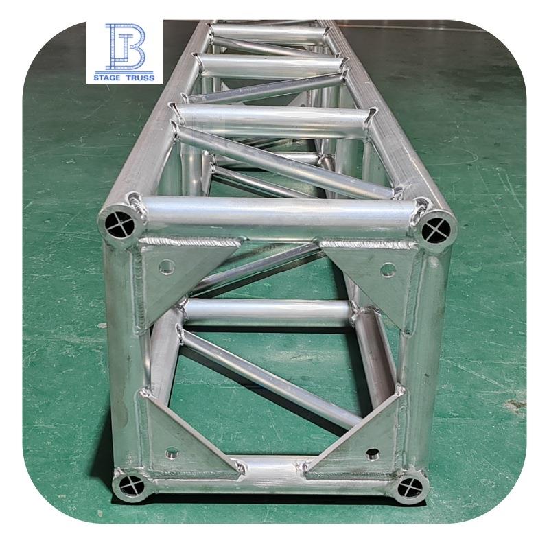 Truss厂家供优质铝合金十字管桁架 户外金字顶展会搭建灯光防震架