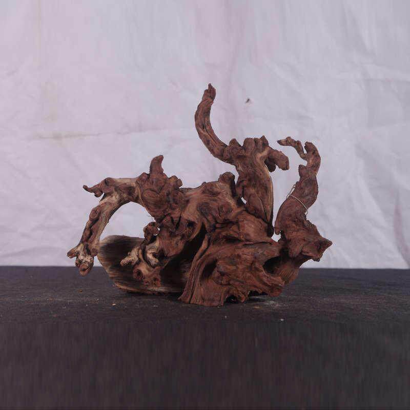 鱼缸造景水沉木枯木紫柚天然树桩乌龟晒台水族箱装饰珊瑚木杜鹃根