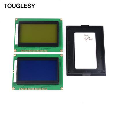 LCD12864液晶显示屏 蓝屏黄屏 带中文字库/无字库 带背光 5V 3.3V