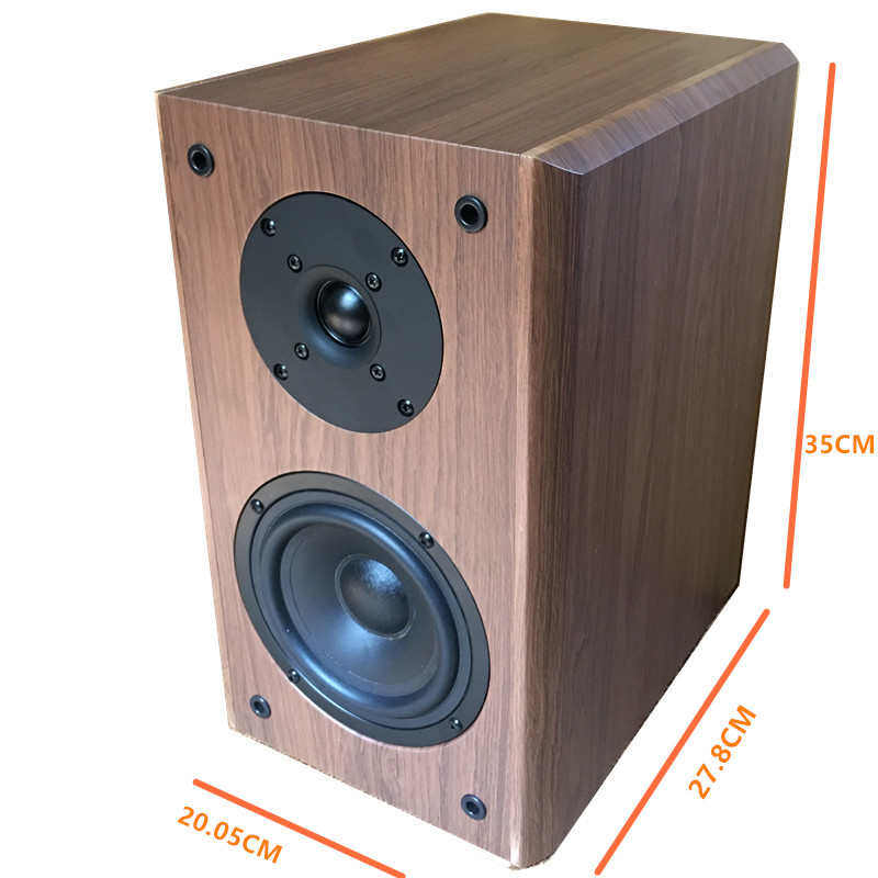 5寸无源音箱高低二分频家用书架音箱5.5寸二单元高保真胆机音箱