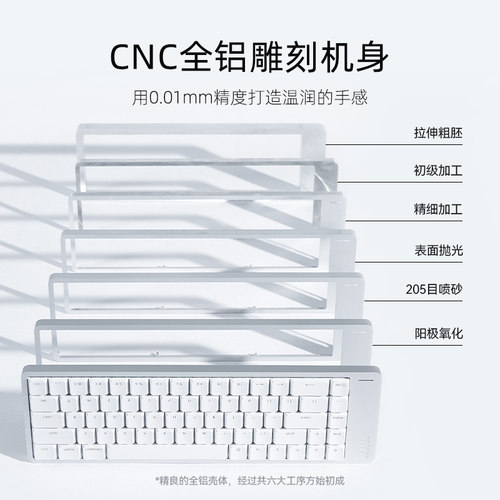 Lofree洛斐小顺FLOW2矮轴机械键盘mac无线三模办公打字静音铝坨坨