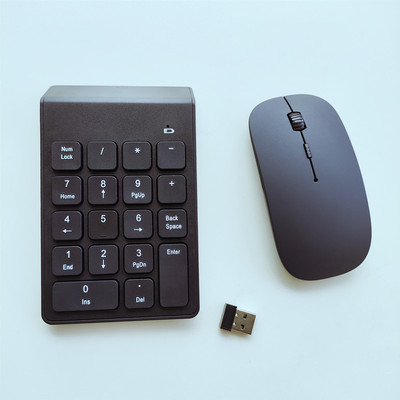 无线数字小键盘鼠标套装朋克键帽复古财务会计笔记本外接usb迷你