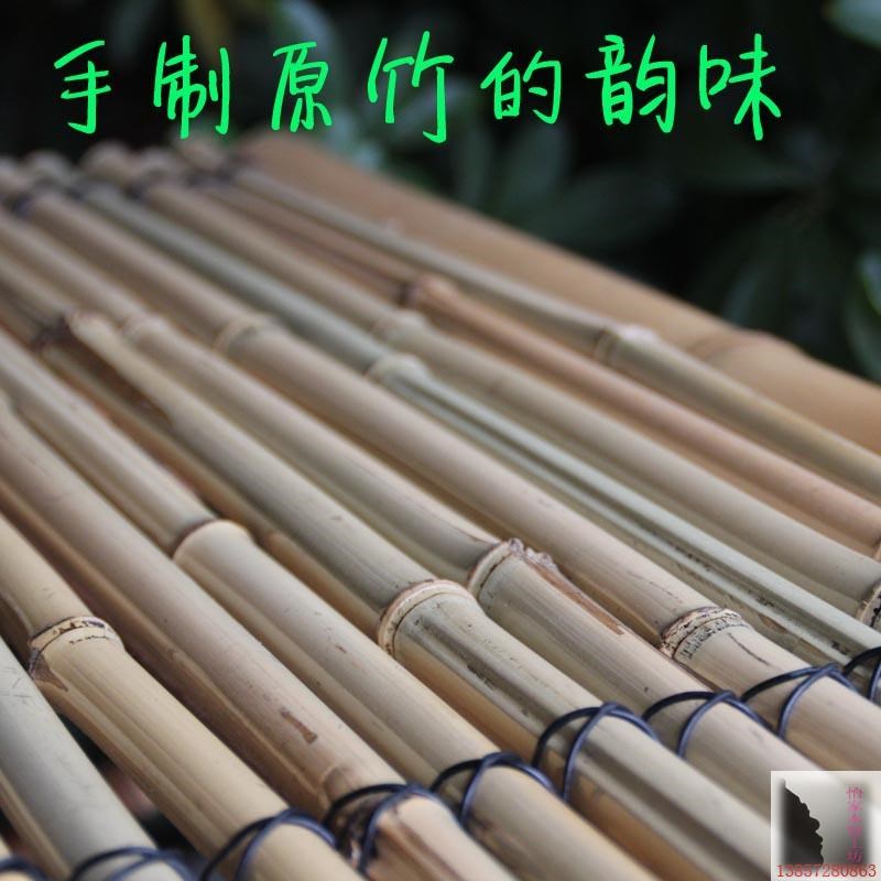 楠竹田园花几竹制置物盆景架竹子制花凳换鞋凳户外多肉花架花台