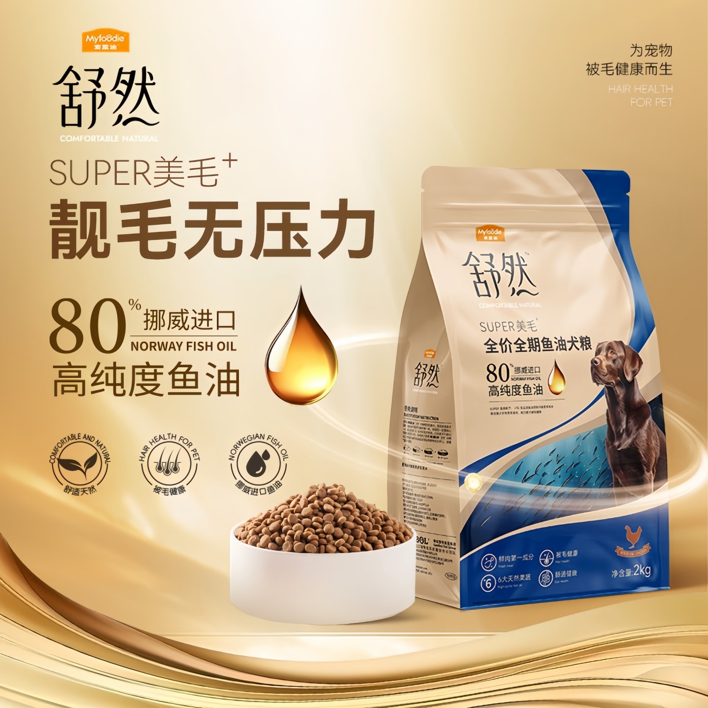 麦富迪舒然鱼油美毛狗粮鸭肉梨鸡肉成犬幼犬全价全期犬粮10kg,宠物/宠物食品及用品,狗全价膨化粮,淘宝优惠券,粉丝福利购,淘宝优惠卷