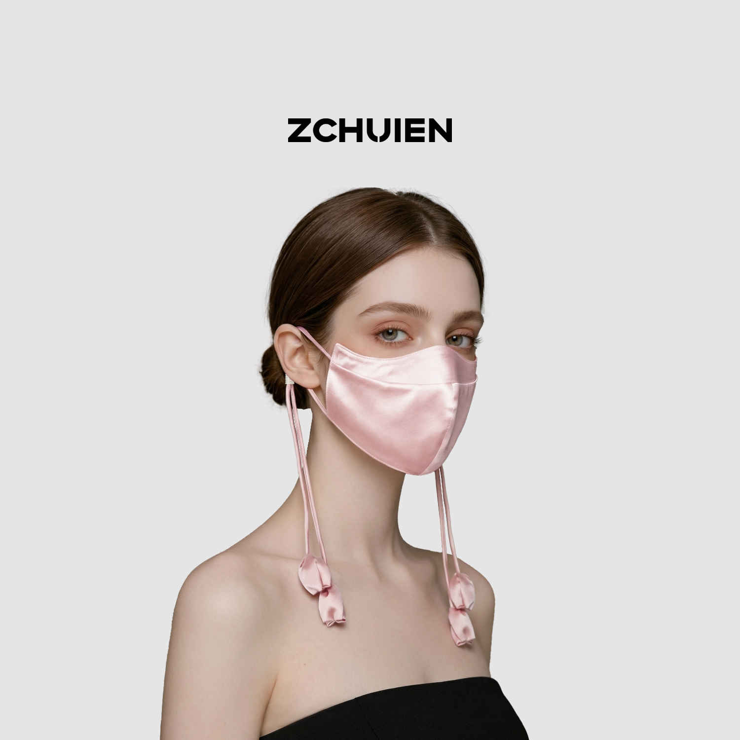 ZCHUIEN防晒100%桑蚕丝口罩图片