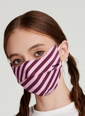 ZCHUIEN焕然律动 条纹口罩女防晒防紫外线高颜值护眼角透气面罩