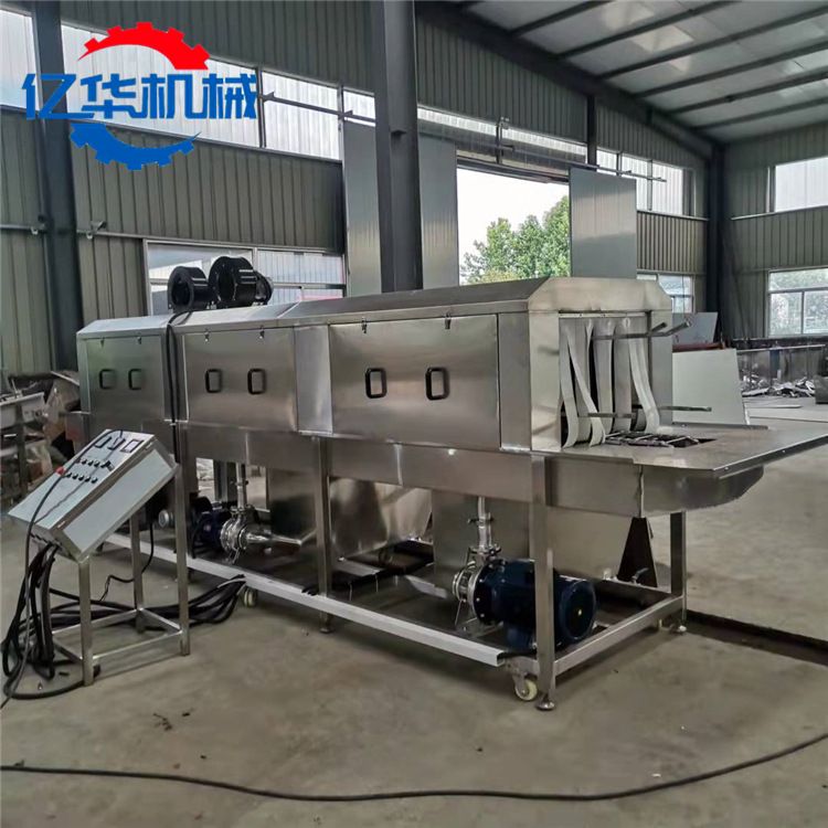 亿华餐具筐清洗机 塑料筐蔬菜筐清洗设备 全自动油污周转筐洗筐机图片