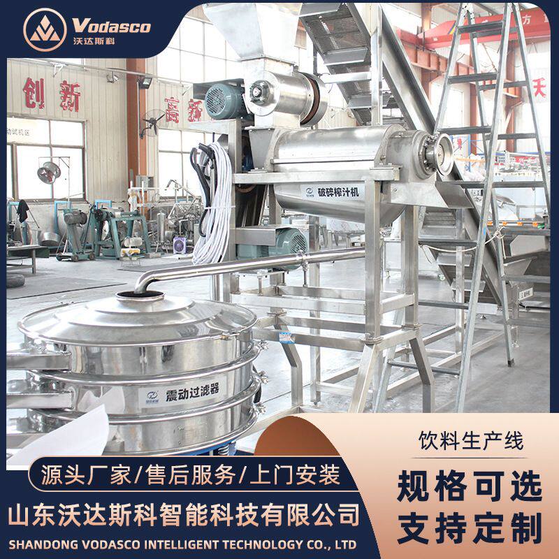 菠萝汁加工机器 芒果酱全自动生产设备 营养素果味饮料灌装生产线