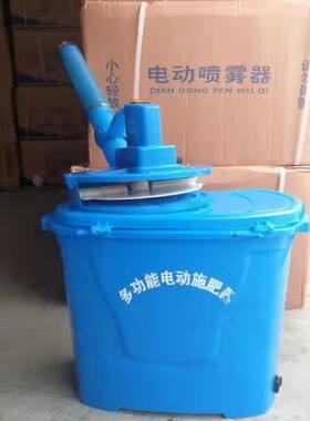 电动施肥器撒肥机后背式农用多功能化肥投料机鱼塘投料机