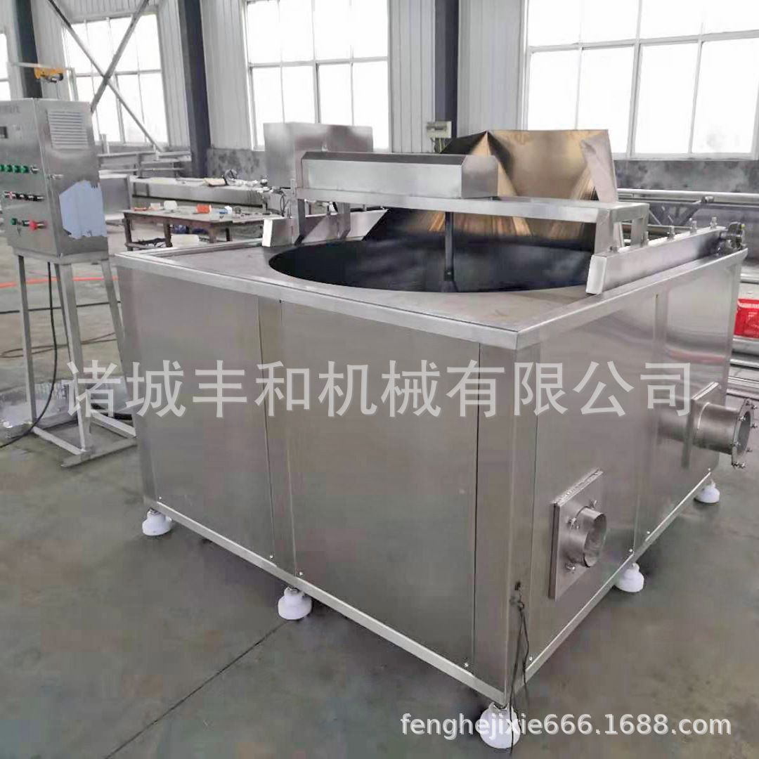 知了猴油炸机现货供应 小黄鱼油炸机 鲅鱼油炸机 翻筐出料油炸机