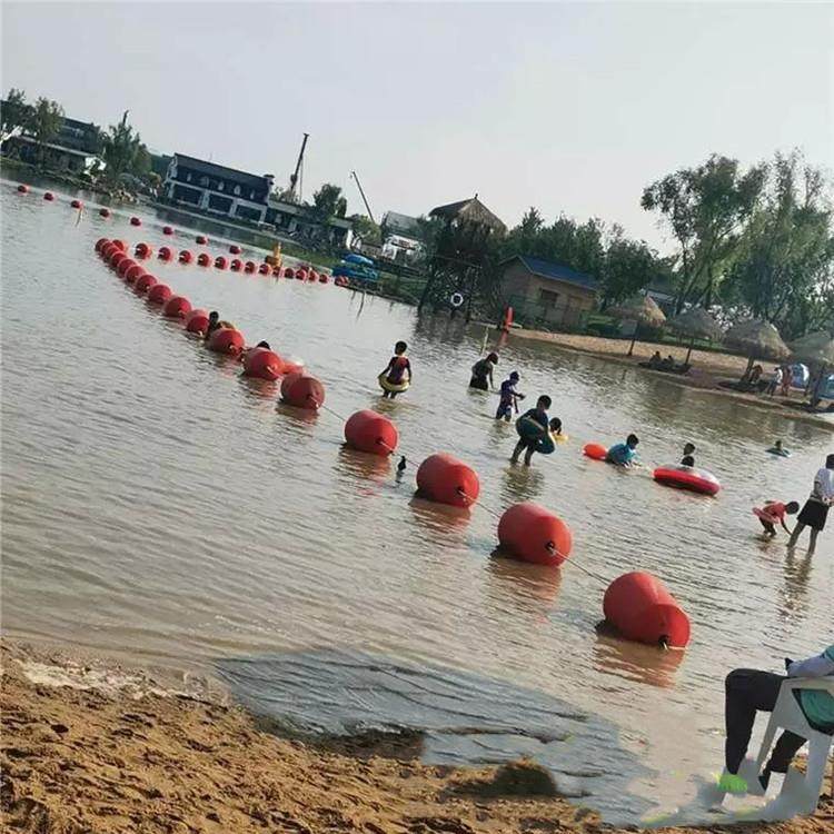 水域工程隔离浮筒 海边人工沙滩施工带警戒浮漂 500*750