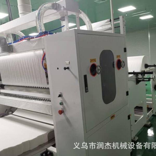 全自动抽取式洗脸巾机器 绵柔干巾机无纺布底部抽洁面巾折叠机厂