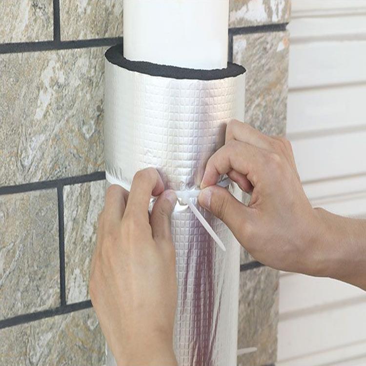 管道隔音静音吸音棉 下水管卫生间厨房隔音棉自粘防火铝箔保温棉