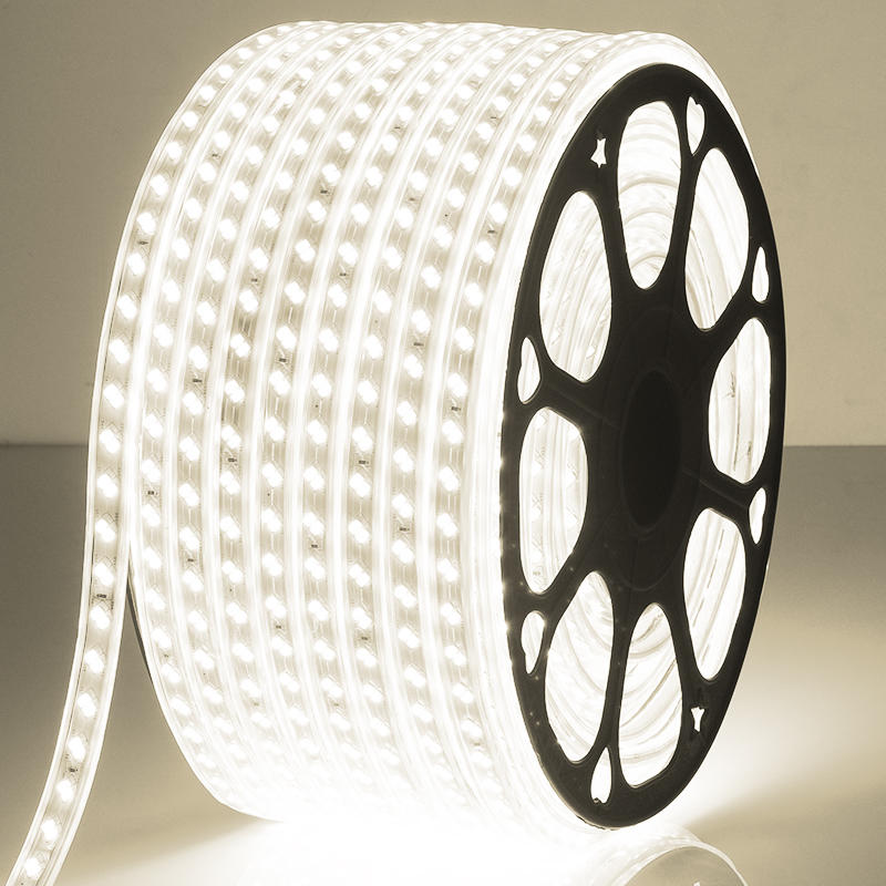 超亮双排中性光4000K灯带LED灯条自粘家用自然光线灯户外防水220v