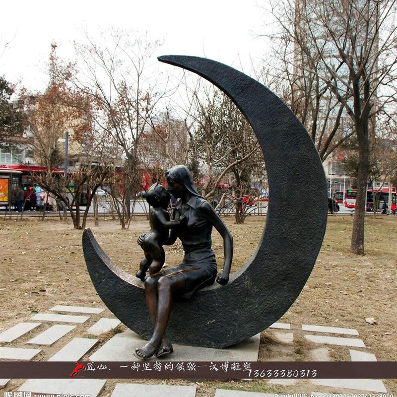 玻璃钢仿铜读书小孩雕塑铜雕古代看书人像雕塑校园铸铜人物定制做