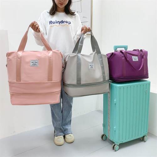 新款旅行包收纳超大容量独立鞋仓干湿分离防水运动健身双肩包