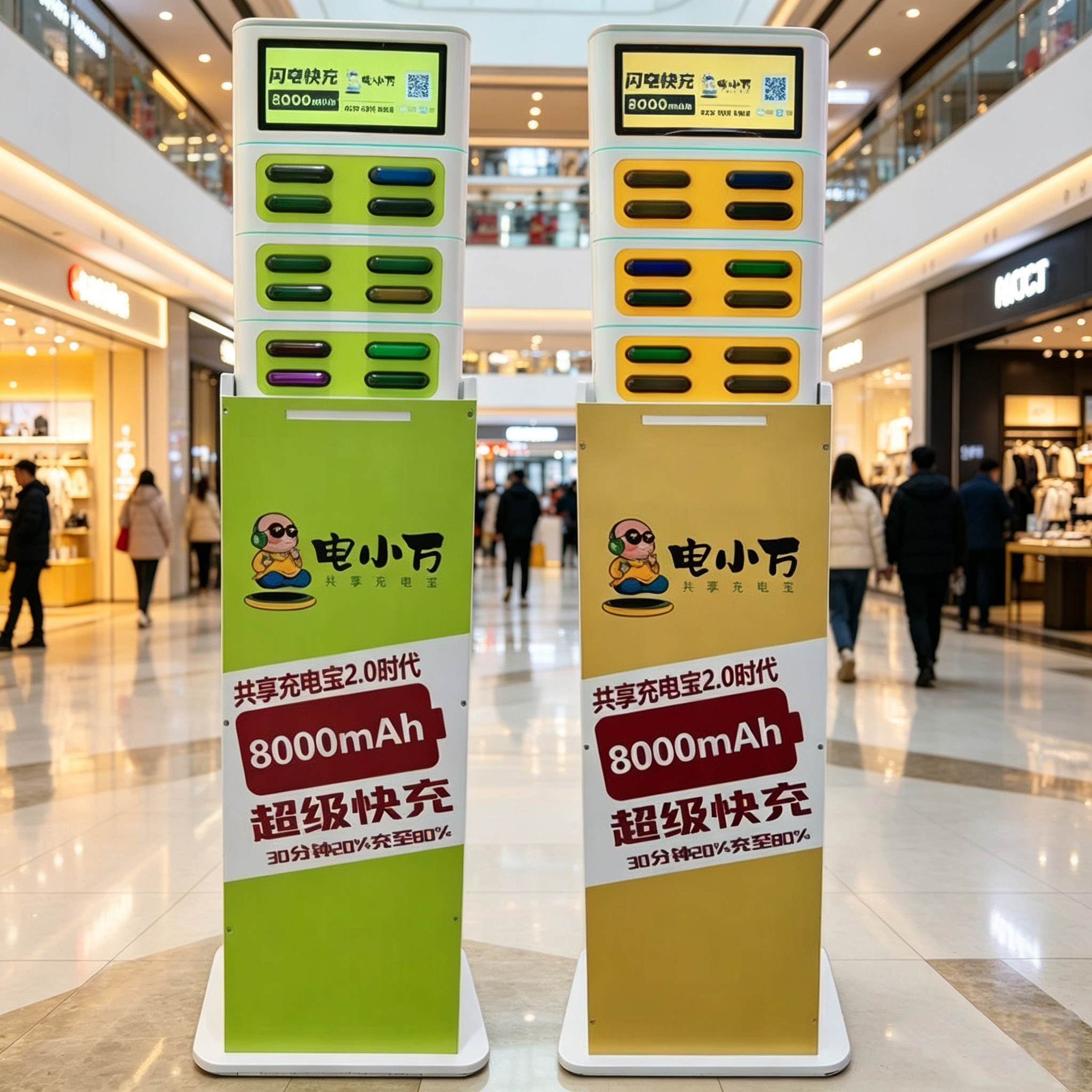 电小万共享充电宝机柜底座图片