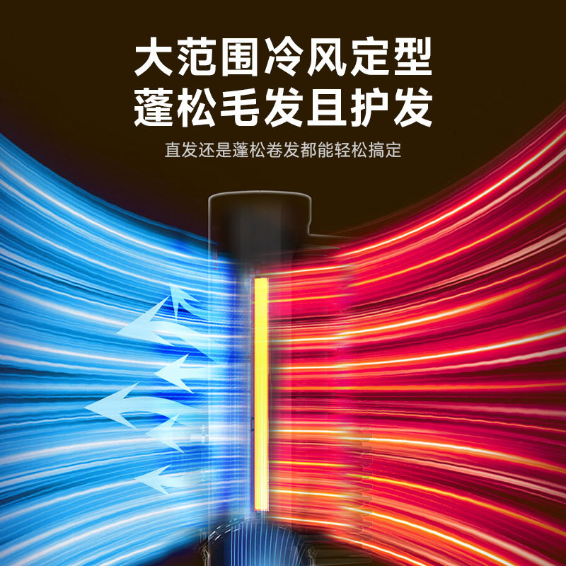 冷风直发梳负离子不伤发直卷两用蓬松高颅顶发根神器卷发棒直板夹