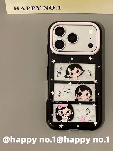 U2 古早闪钻星星音符女孩适用苹果iPhone手机壳防摔双层16卡通防水