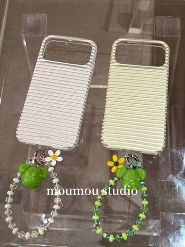 U2 小众简约银色条纹适用于iPhone17promax新款小众手机壳苹果16pro小清新简约15少女防摔保护套