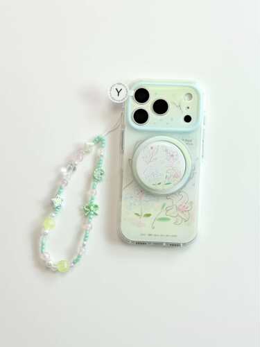 U2 磁吸壳ins风简约花花IMD双层手机壳适用iPhone17系列苹果16新款15小清新日韩