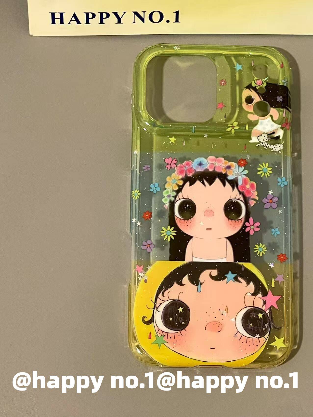U2 氛围感彩色花圈头饰小玉适用苹果iPhone17新款手机壳16pro Max双层全包防水15防摔保护套
