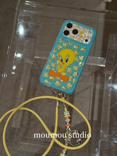 U2 古早格纹镭射小鸟适用于iPhone17promax手机壳苹果16pro女款少女防水15防摔保护套