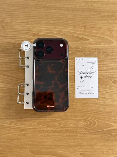 U2 ins小众锡纸纹玳瑁色适用苹果18pro个性17双层iphone16/15手机壳