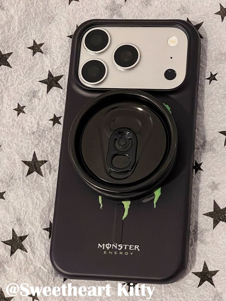 U2 磁吸菲林魔抓易拉罐支架适用iphone17promax新款小众苹果16手机壳简约15防摔保护套