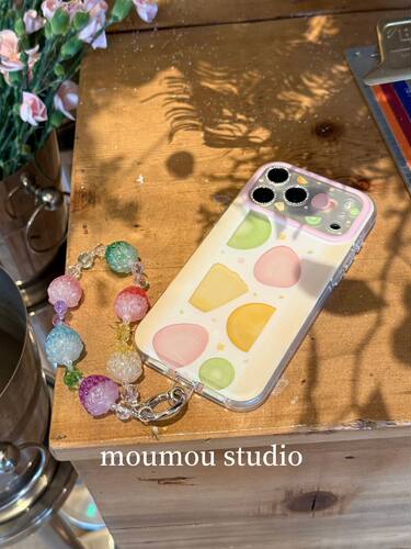 U2 简约夏日镂空水果适用于iPhone17promax新款小众手机壳新款苹果16pro 小清新15防摔保护套