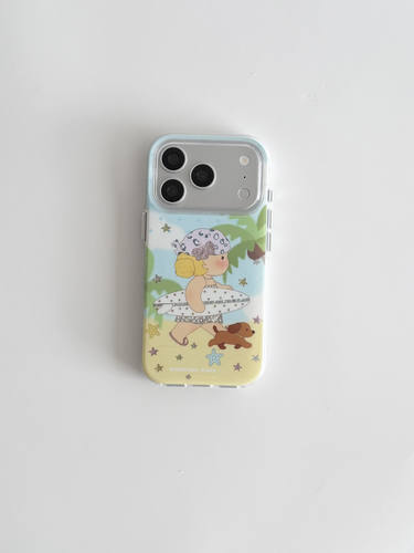 U2 软萌椰岛冲浪少女苹果iPhone17pro Max手机壳16pro Max新款小众15个性简约防摔保护套