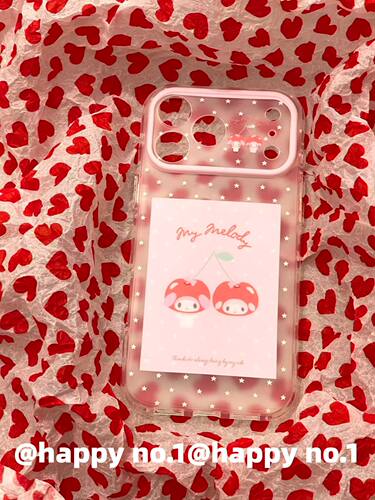U2 古早波点磨砂樱桃美乐蒂适用苹果iPhone17新款小众手机壳双层16少女防水15防摔保护套