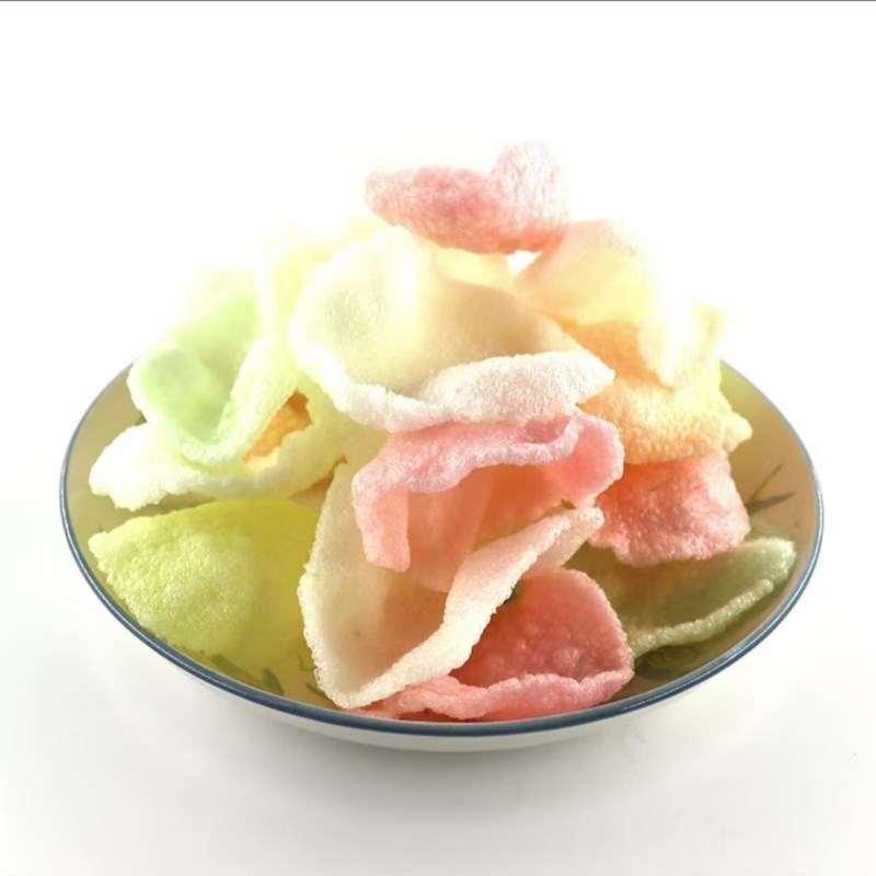 渔呱呱虾片自己炸809q0后童年怀旧油炸彩色海味膨化休闲解馋食品