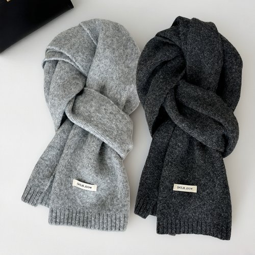 暖到心坎里~含羊毛针织情侣围巾