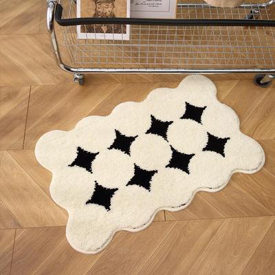 浴室地垫卫生间吸水垫家用卧室床边防滑脚垫卫浴速干地毯门口垫子