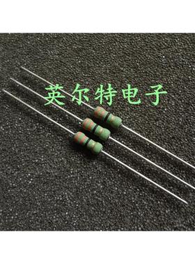 进口日本HDK粗铜脚高级电阻1W33R 1W33欧 1W33ohm 体积3mm*9mm