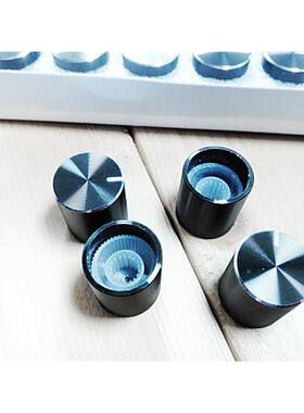 CD纹 电位器旋钮铝壳旋钮 黑色 15*16mm  音量旋钮 旋钮帽