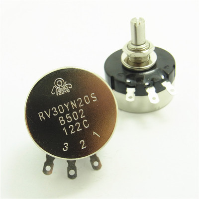 RV30YN 20S B502 3W阻值5K单圈碳膜电位器  全新现货
